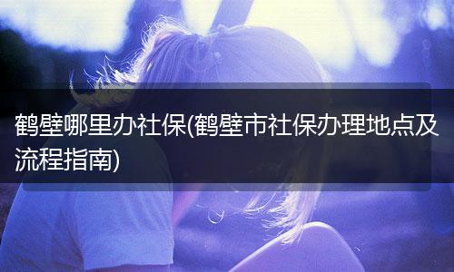 鹤壁哪里办社保(鹤壁市社保办理地点及流程指南)