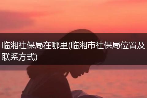 临湘社保局在哪里(临湘市社保局位置及联系方式)
