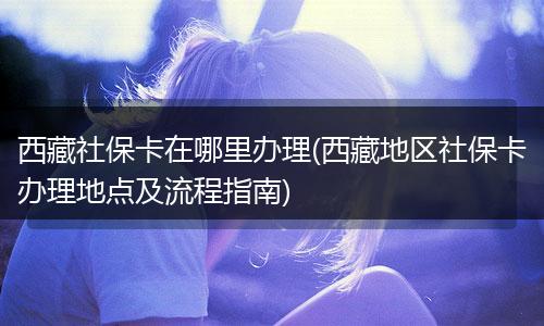 西藏社保卡在哪里办理(西藏地区社保卡办理地点及流程指南)