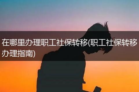 在哪里办理职工社保转移(职工社保转移办理指南)