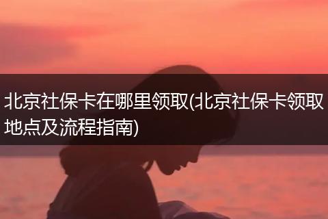 北京社保卡在哪里领取(北京社保卡领取地点及流程指南)
