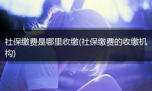社保缴费是哪里收缴(社保缴费的收缴机构)