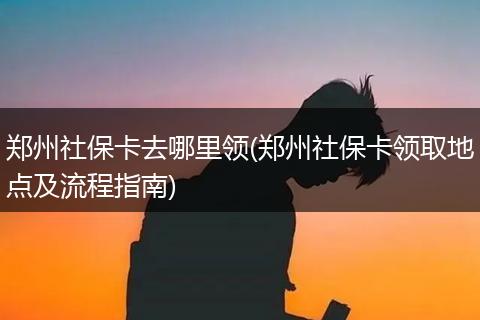 郑州社保卡去哪里领(郑州社保卡领取地点及流程指南)