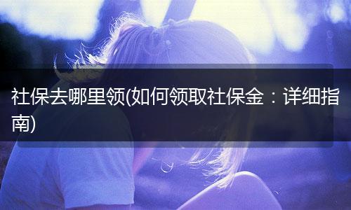 社保去哪里领(如何领取社保金：详细指南)