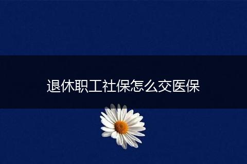 退休职工社保怎么交医保