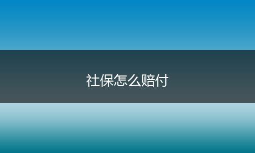 社保怎么赔付