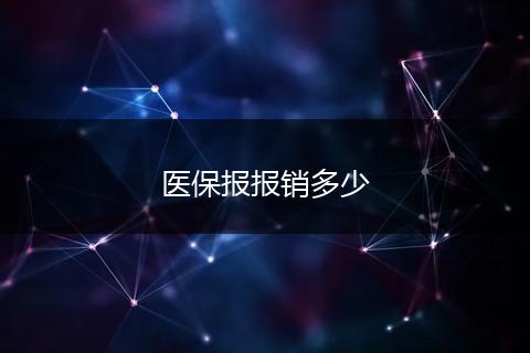 医保报报销多少