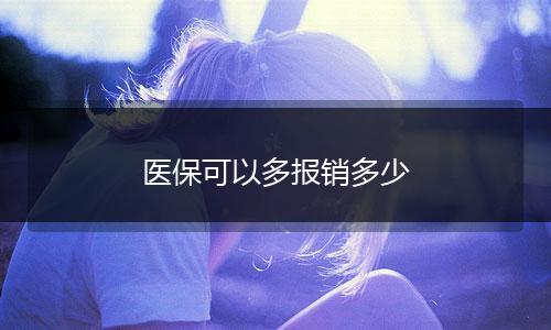 医保可以多报销多少