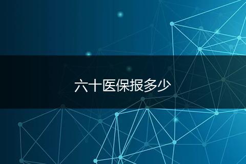 六十医保报多少