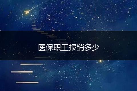 医保职工报销多少