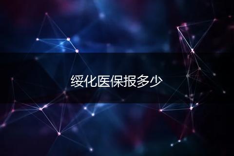 绥化医保报多少
