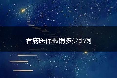 看病医保报销多少比例