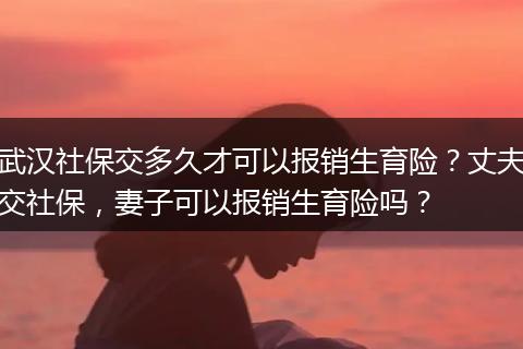 武汉社保交多久才可以报销生育险？丈夫交社保，妻子可以报销生育险吗？
