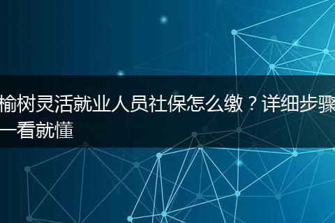 榆树灵活就业人员社保怎么缴？详细步骤一看就懂