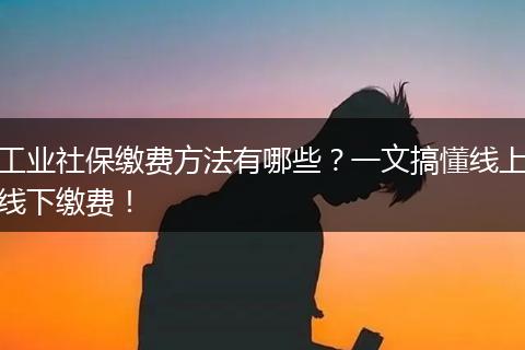 工业社保缴费方法有哪些？一文搞懂线上线下缴费！